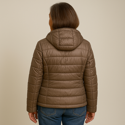 Ruby & June – Champagne Mid-Season Jacket