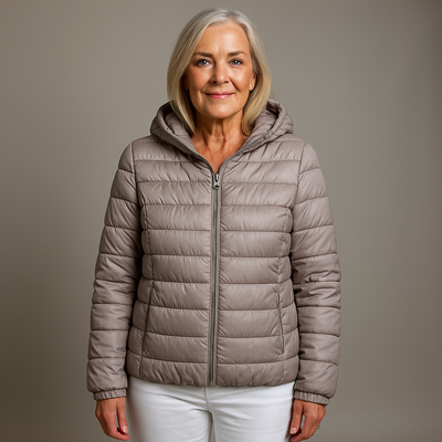 Ruby & June – Grey Mid-Season Jacket