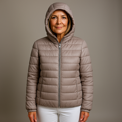 Ruby & June – Grey Mid-Season Jacket
