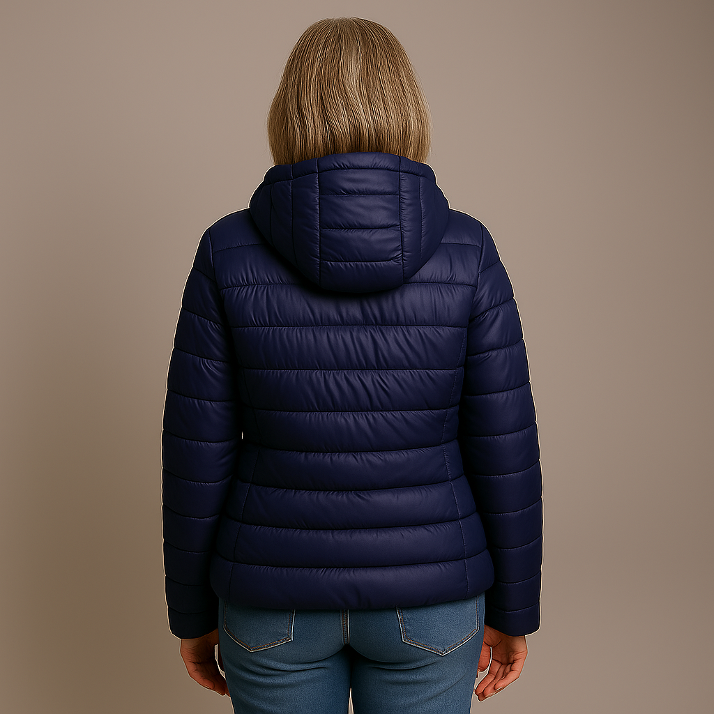 Ruby & June – Dark Blue Mid-Season Jacket