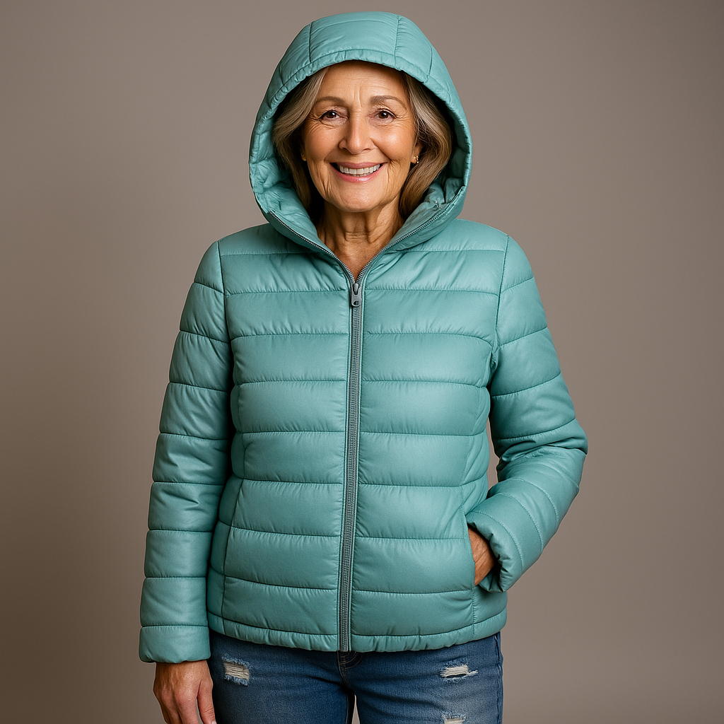 Ruby & June – Light Blue Mid-Season Jacket
