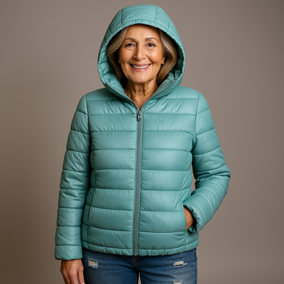 Ruby & June – Light Blue Mid-Season Jacket