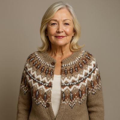Ethel & Harold - Classic Icelandic Wool Vintage Cardigan