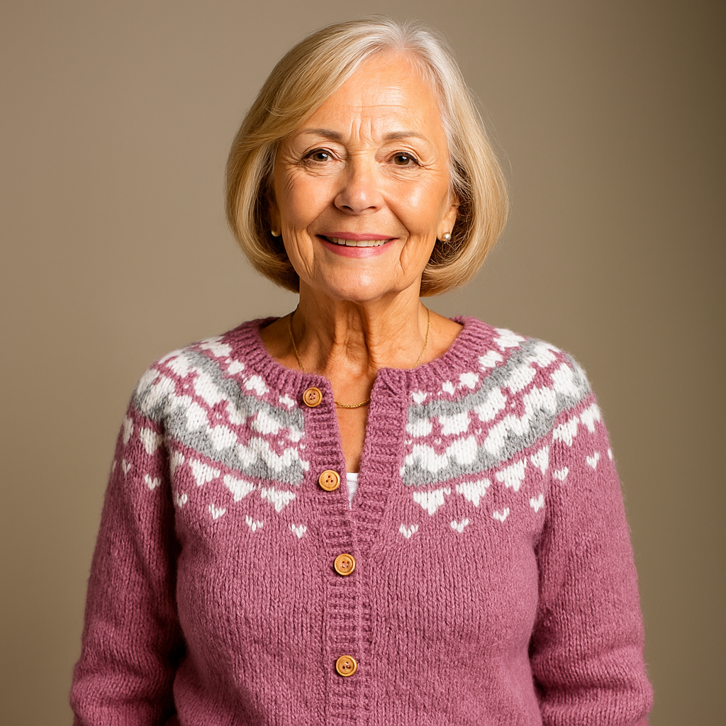 Ethel & Harold - Retro Icelandic Wool Cardigan