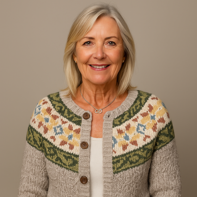 Ethel & Harold - Inspired Vintage Icelandic Wool Cardigan