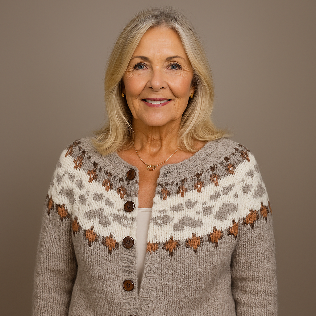 Ethel & Harold  - Classic Icelandic Wool Vintage Cardigan