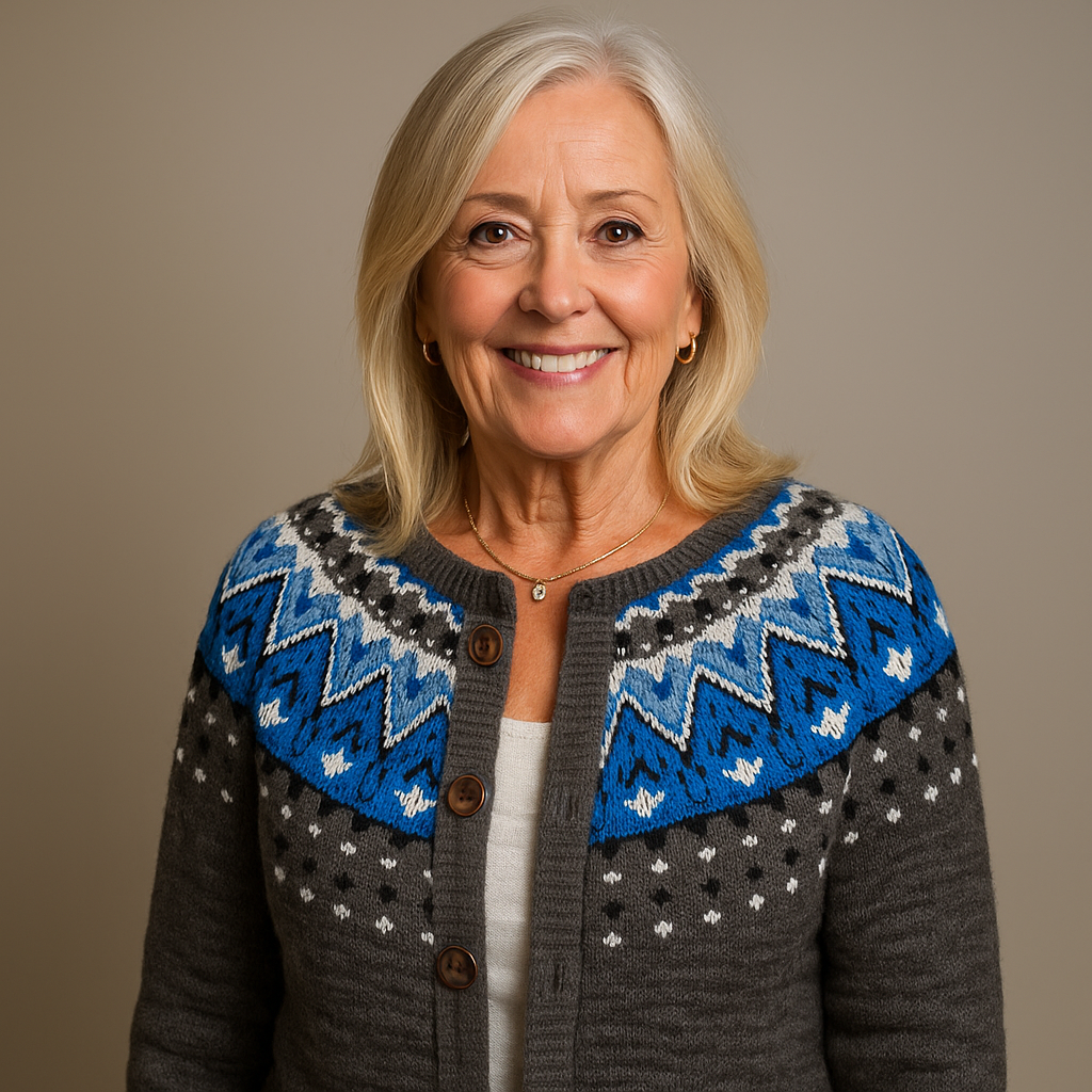 Ethel & Harold  - Retro Icelandic Wool Cardigan