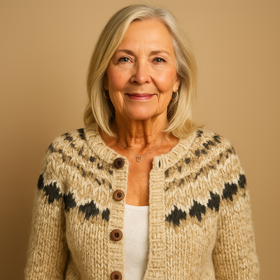 Ethel & Harold - Classic Icelandic Wool Cardigan