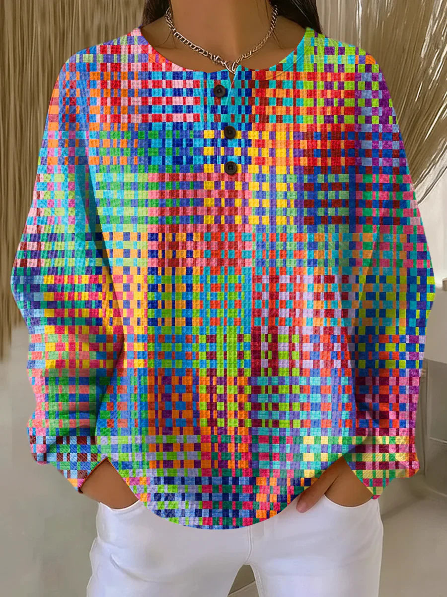 Ruby & June – American Checkered Sweater