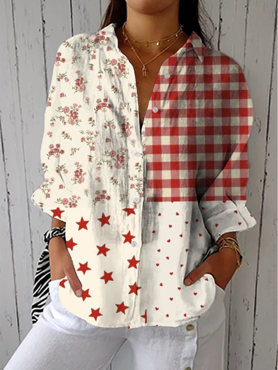 Ruby & June – American Patchwork Blouse