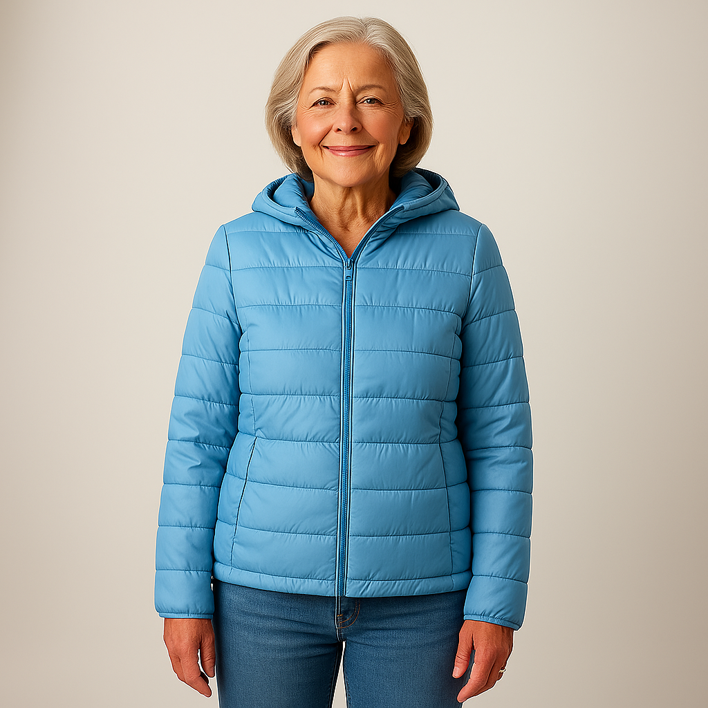 Ruby & June – Baby Blue Mid-Season Jacket