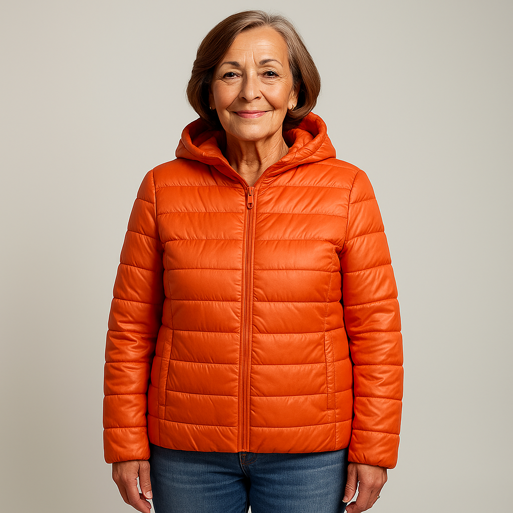 Ruby & June – American Mid-Season Jacket in Orange