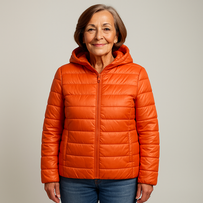 Ruby & June – American Mid-Season Jacket in Orange