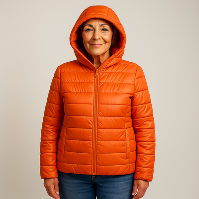 Ruby & June – American Mid-Season Jacket in Orange