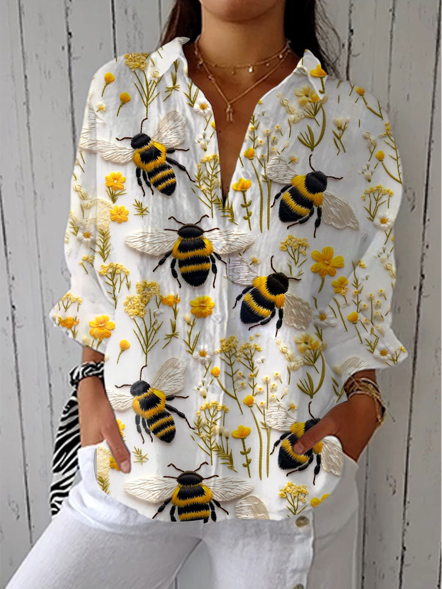 Ruby & June – Golden Bee Blouse