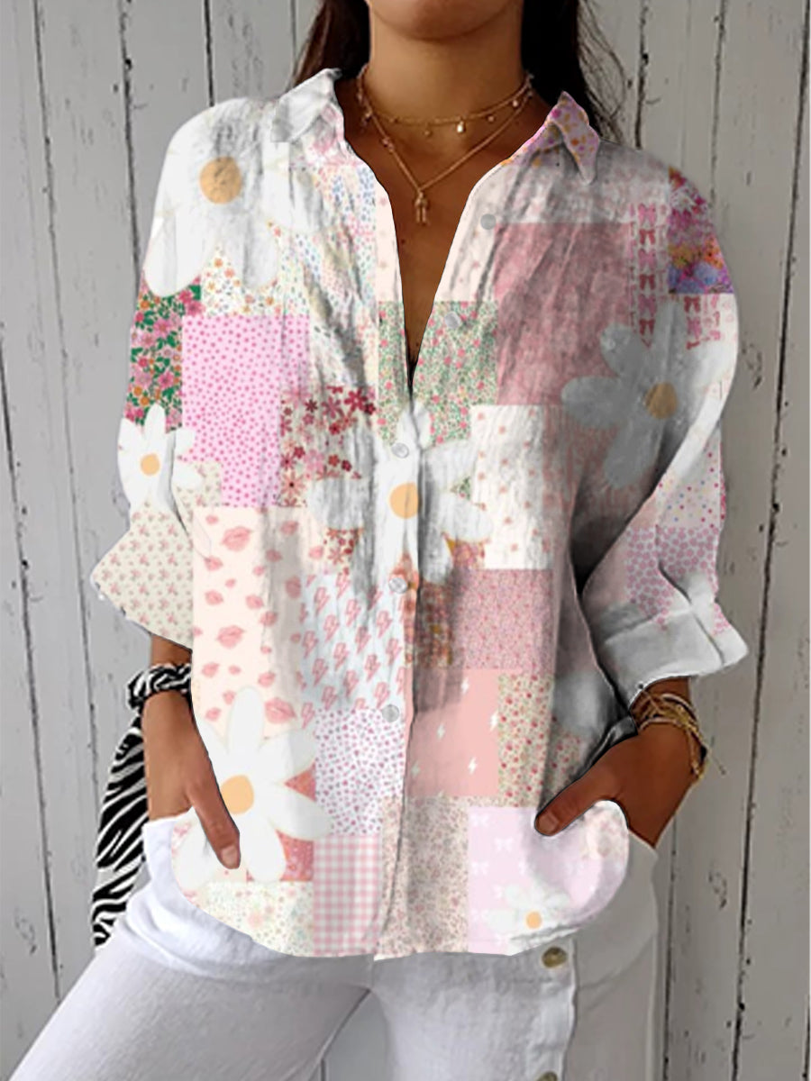 Ruby & June – Daisy Patchwork Blouse