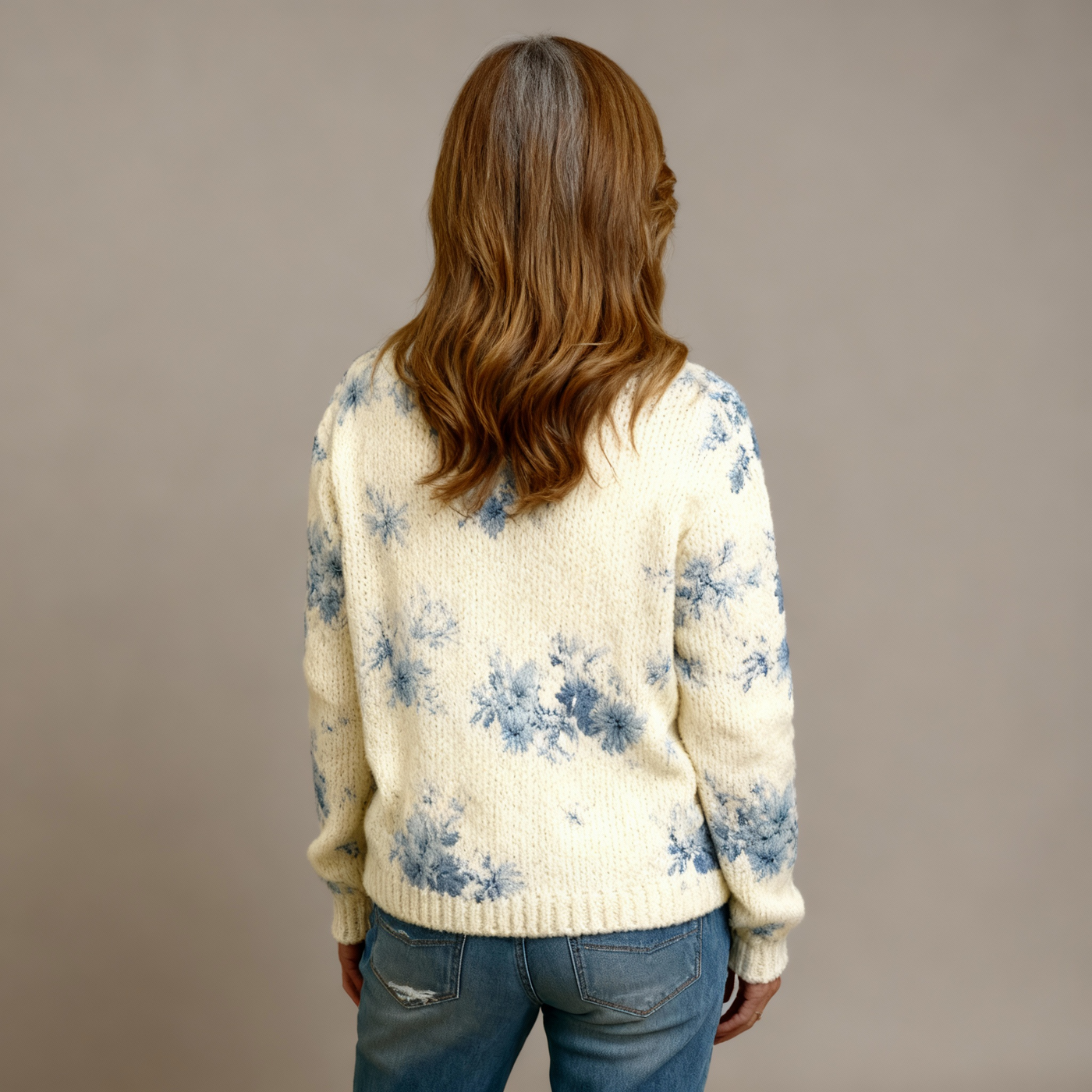Ruby & June – Floral Art Cardigan
