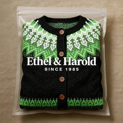 Ethel & Harold  - Retro Icelandic Wool Cardigan