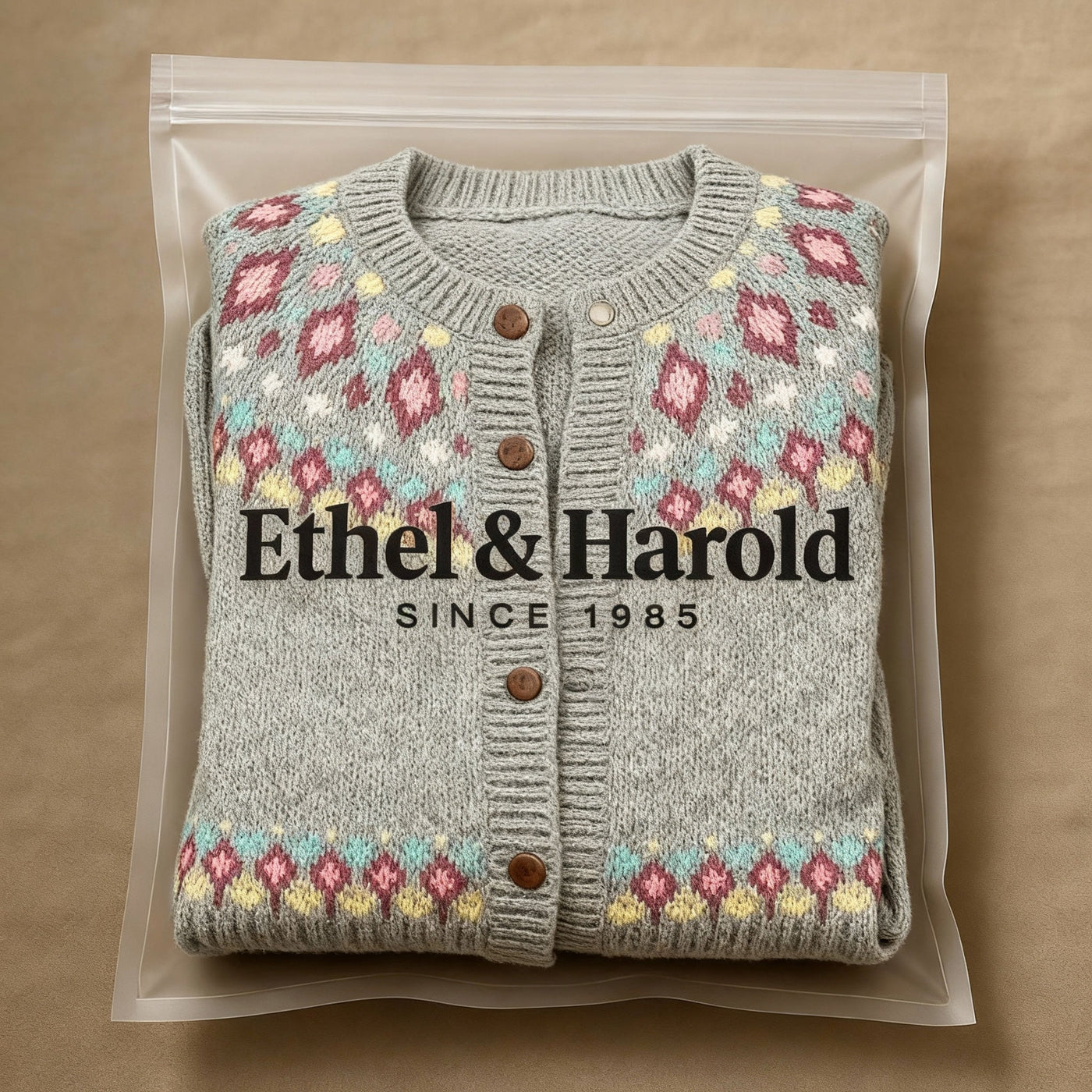 Ethel & Harold - Classic Icelandic Wool Cardigan