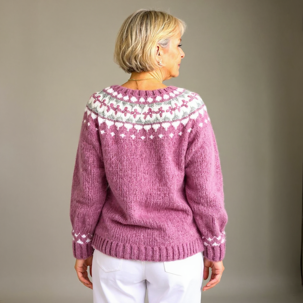 Ethel & Harold - Retro Icelandic Wool Cardigan