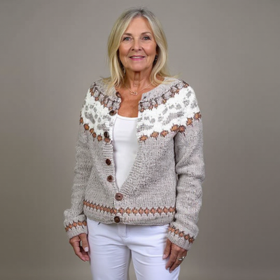Ethel & Harold  - Classic Icelandic Wool Vintage Cardigan