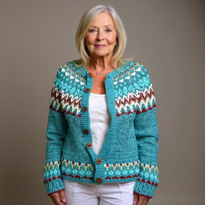 Ethel & Harold - Classic Icelandic Wool Cardigan