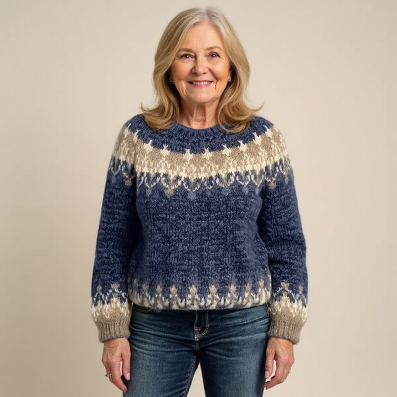 Ruby & June – Classic American Wool Sweater
