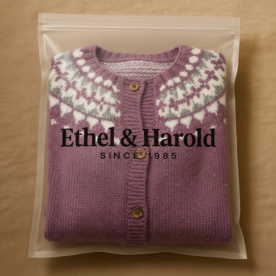 Ethel & Harold - Retro Icelandic Wool Cardigan
