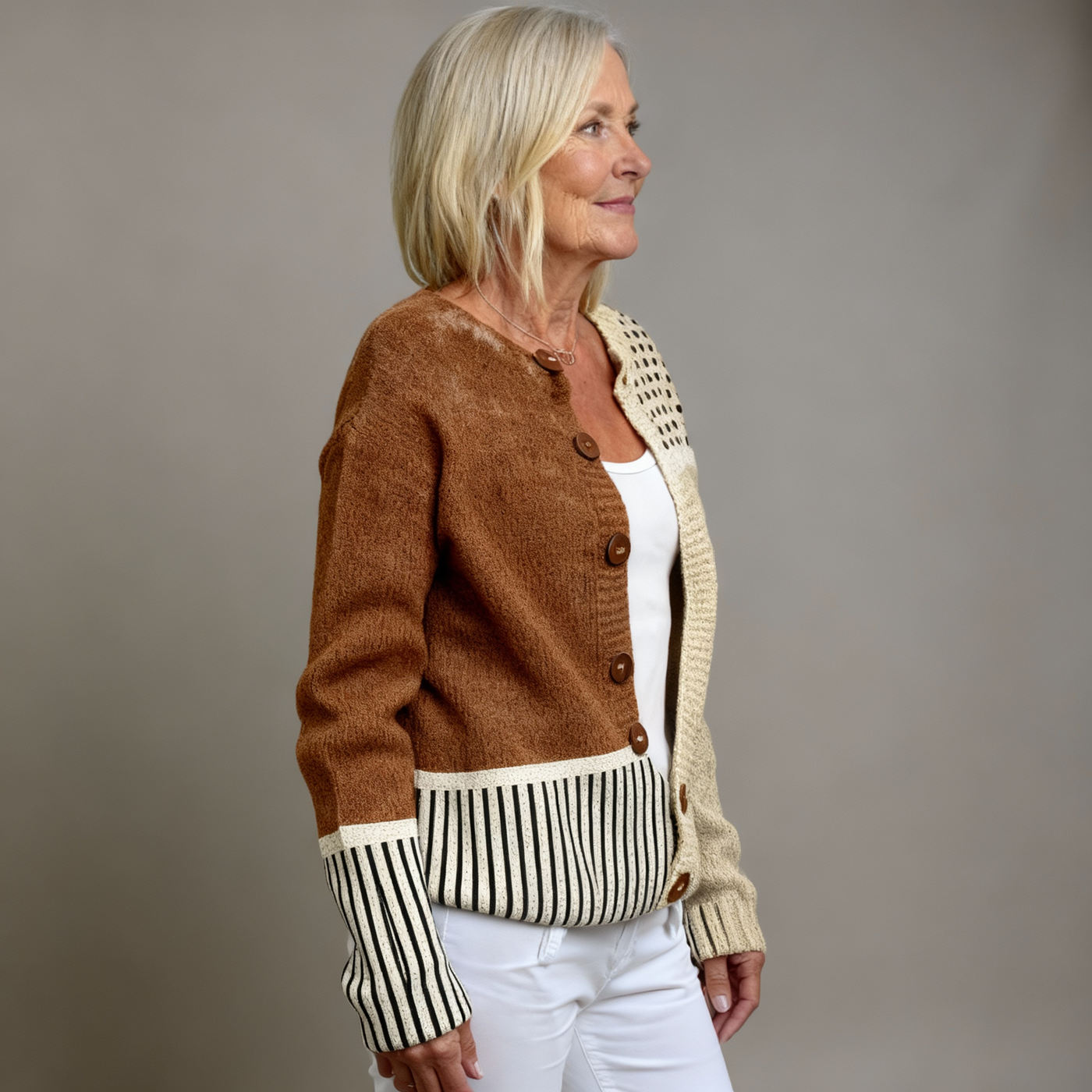 Ruby & June – Polka Dot Cardigan