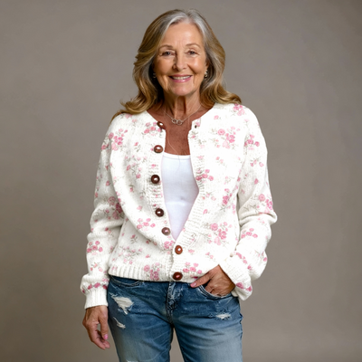 Ruby & June – Rose Pink Cardigan