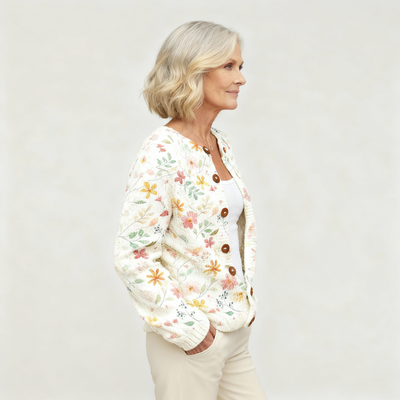 Ruby & June – Floral Cardigan