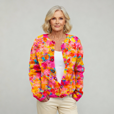 Ruby & June – Floral Cardigan