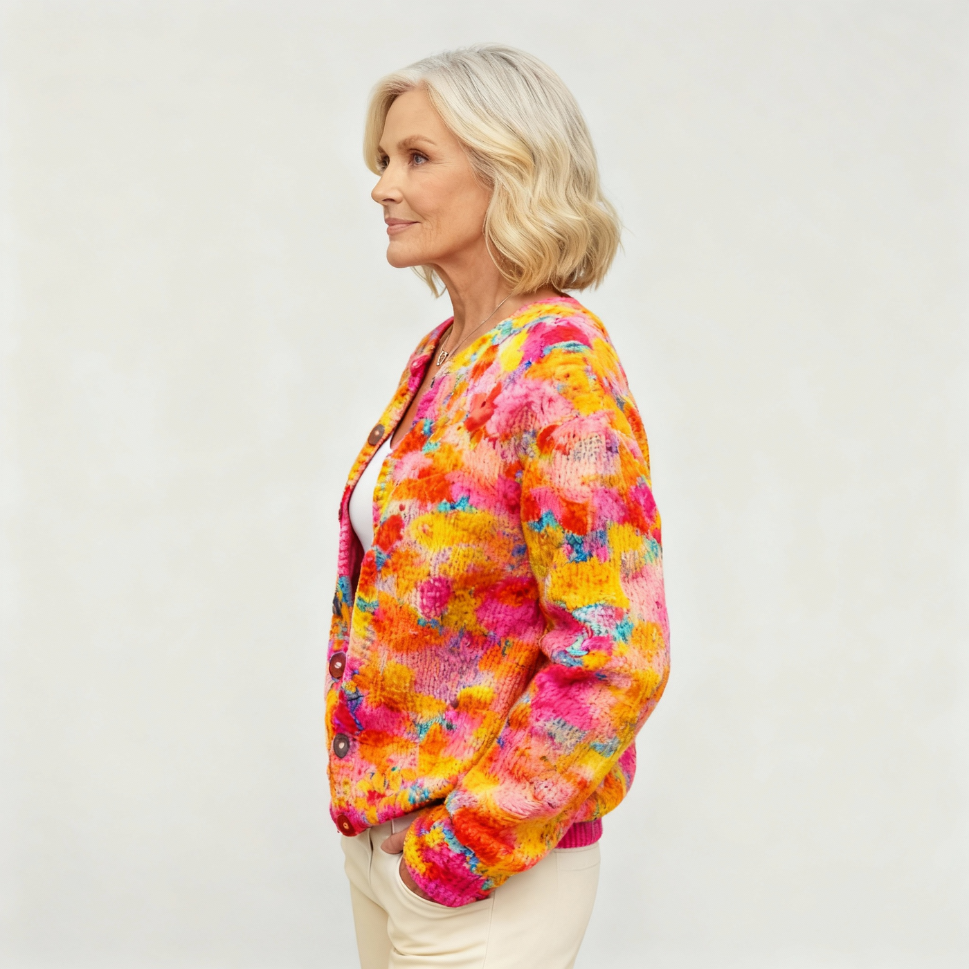 Ruby & June – Floral Cardigan