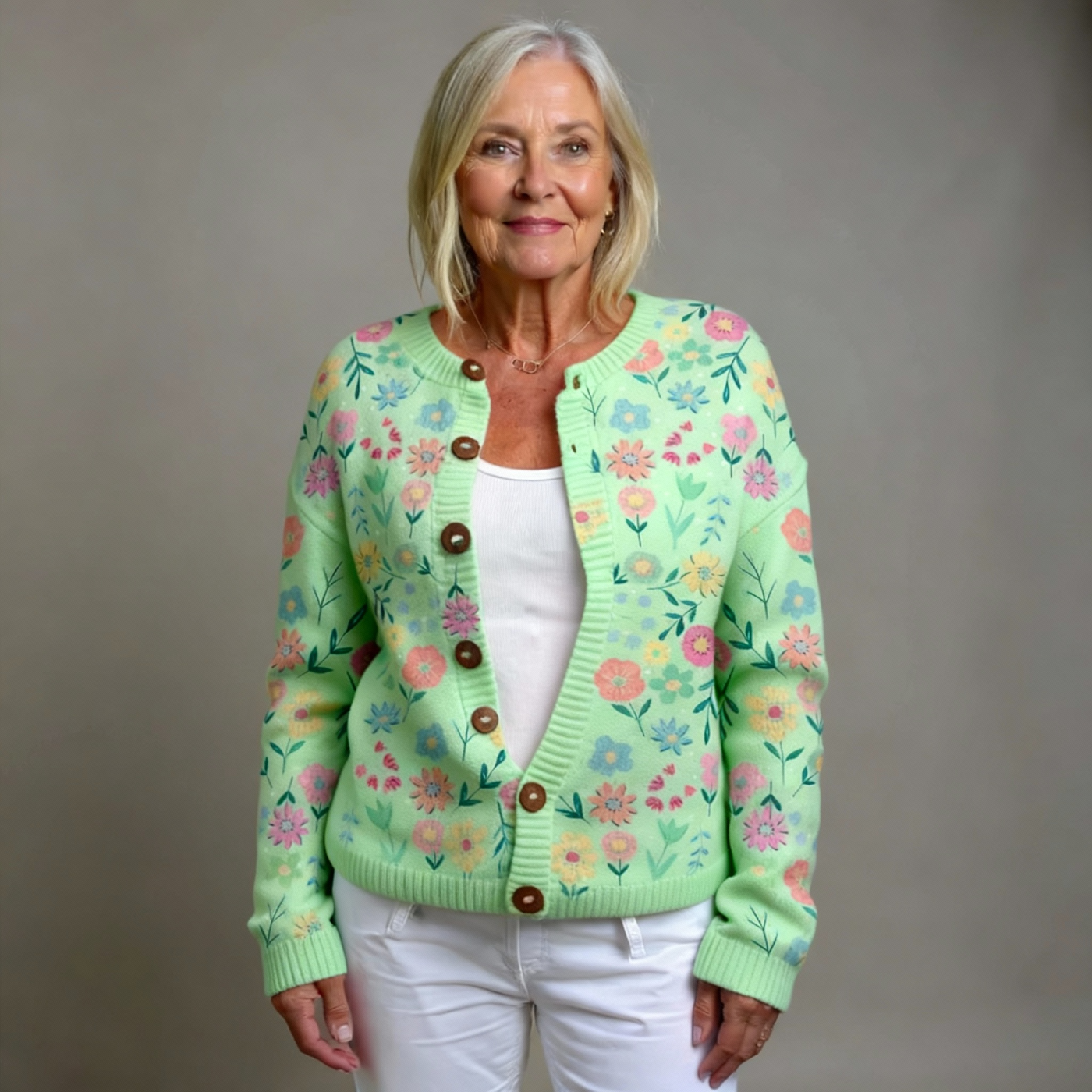 Ruby & June – American Floral Cardigan