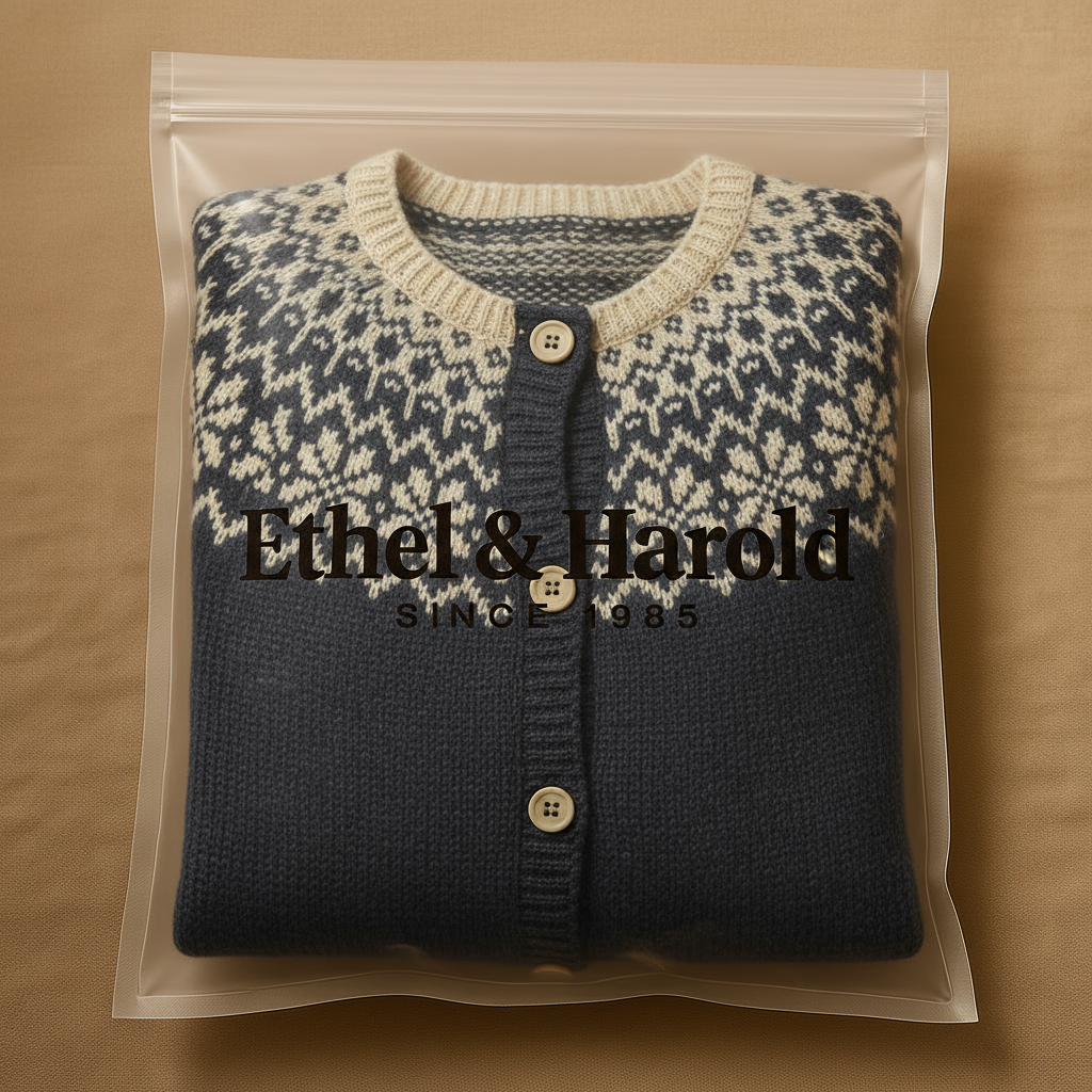 Ethel & Harold - Classic Vintage Wool Knit Cardigan