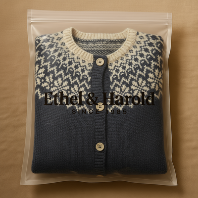 Ethel & Harold - Classic Vintage Wool Knit Cardigan