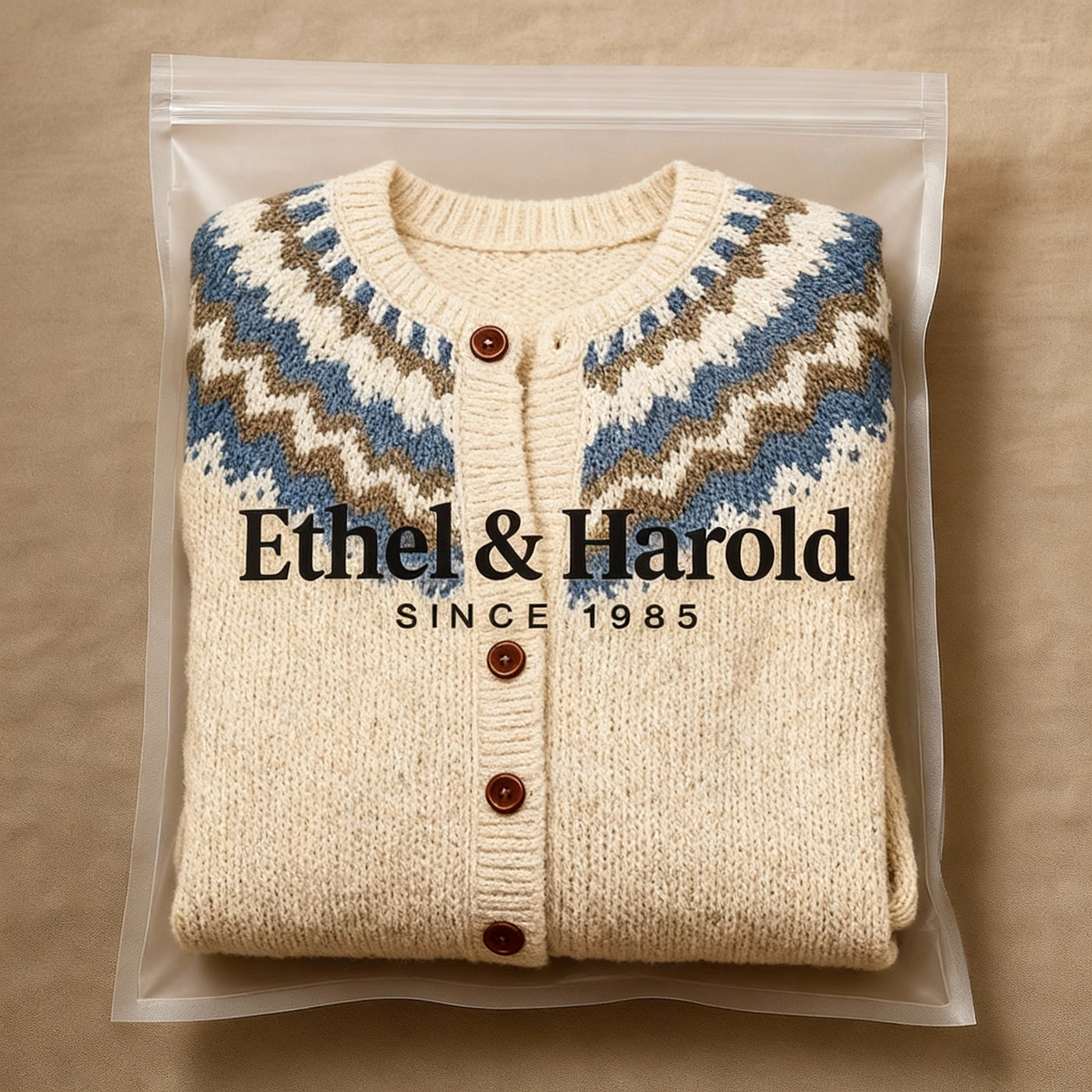 Ethel & Harold - Classic Icelandic Wool Cardigan