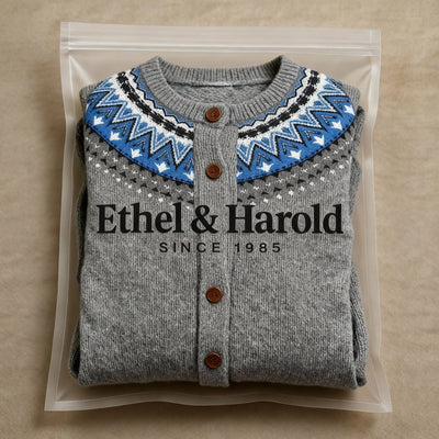 Ethel & Harold  - Retro Icelandic Wool Cardigan