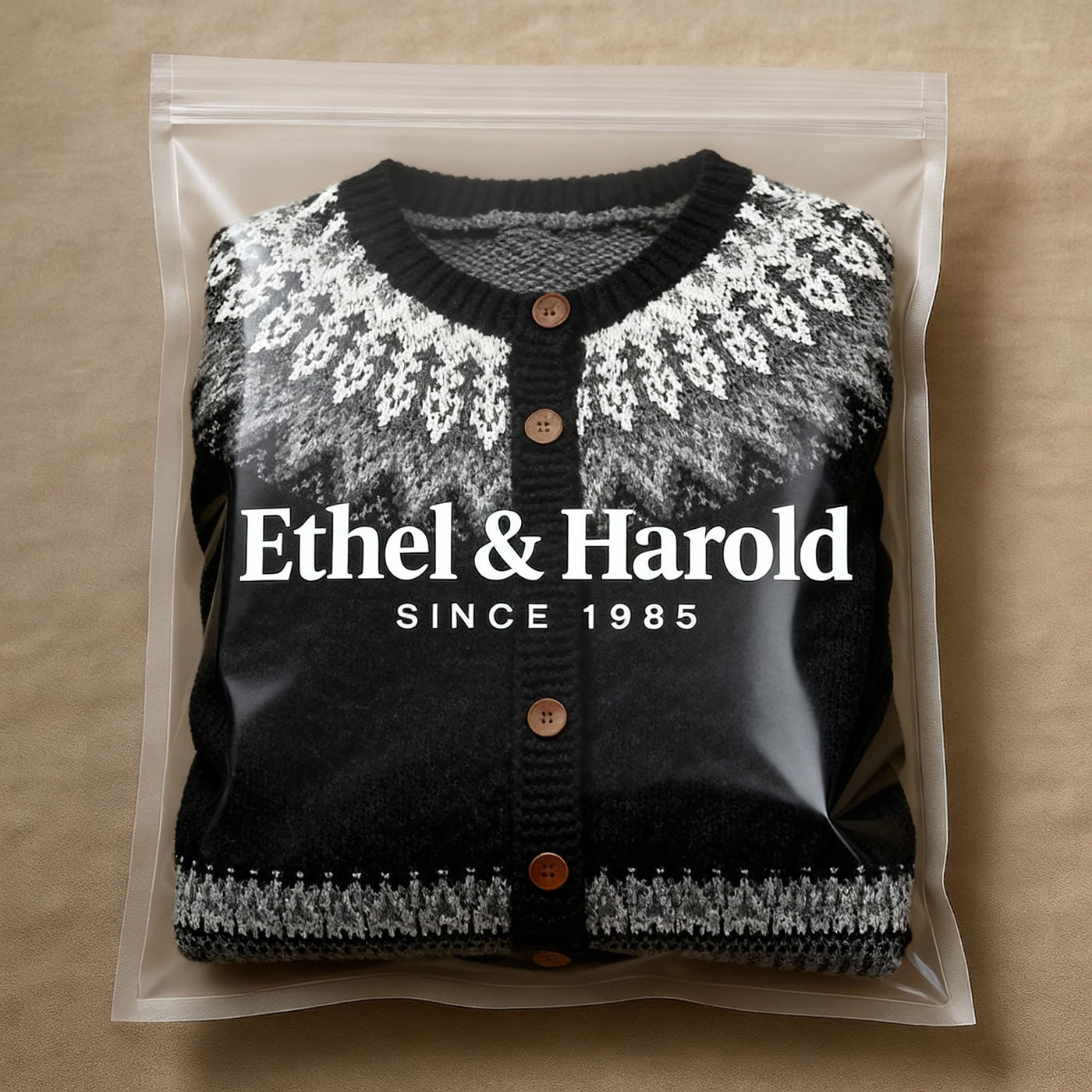 Ethel & Harold - Classic Icelandic Wool Cardigan