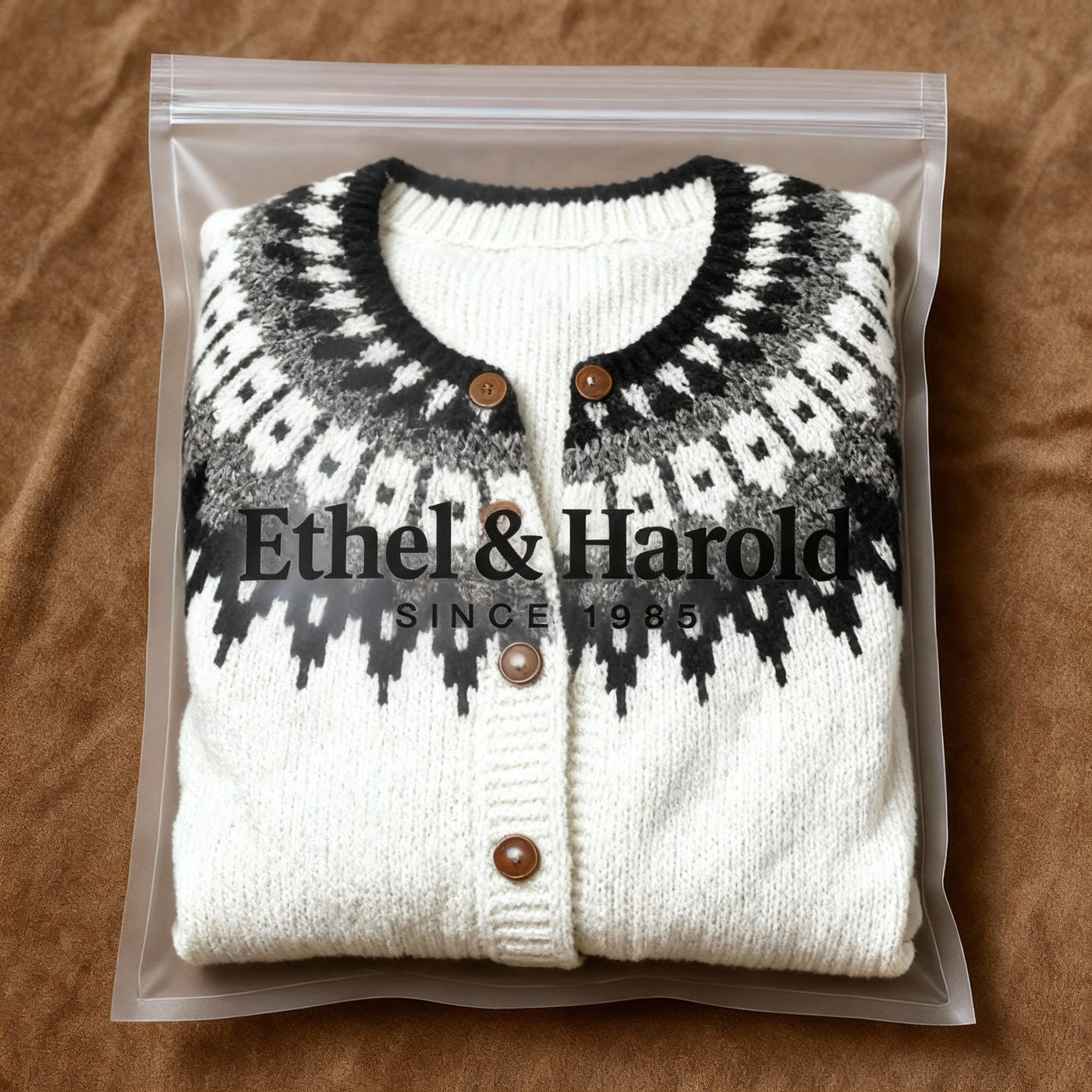 Ethel & Harold - Classic Icelandic Wool Cardigan