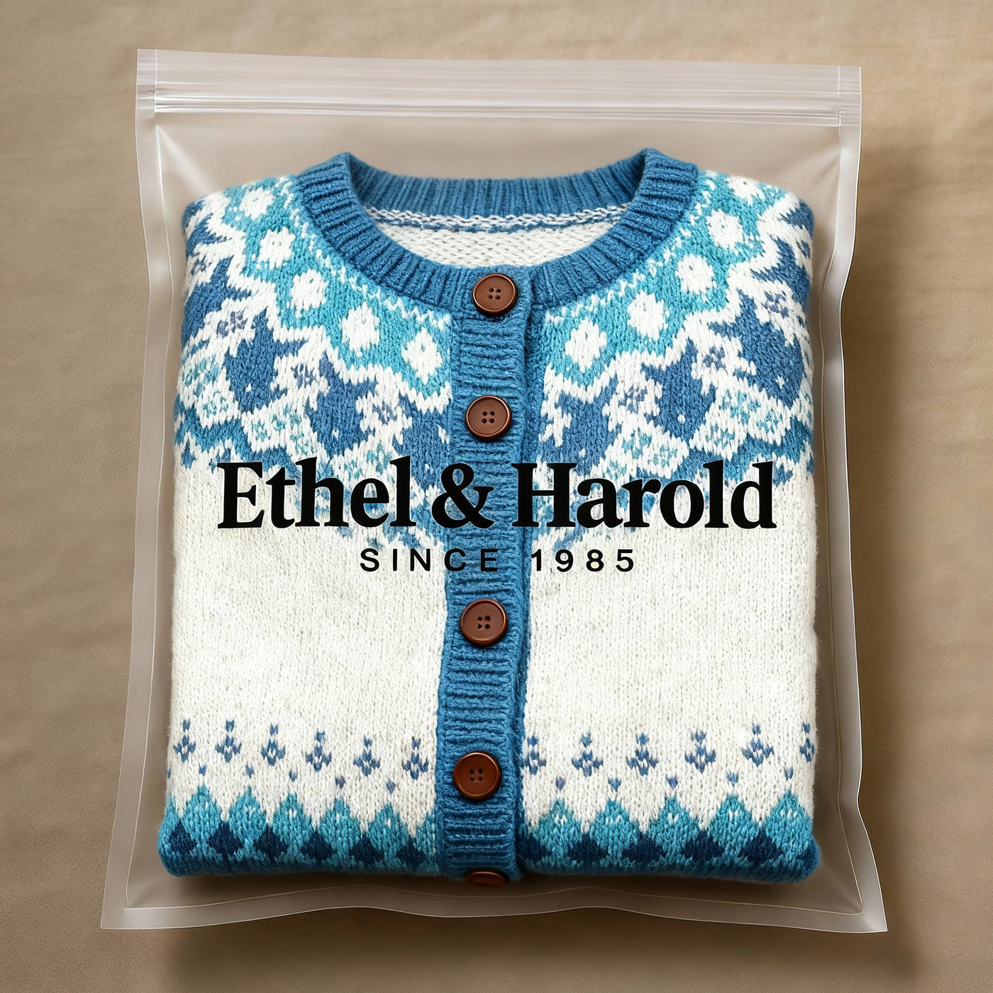 Ethel & Harold - Classic Icelandic Wool Cardigan