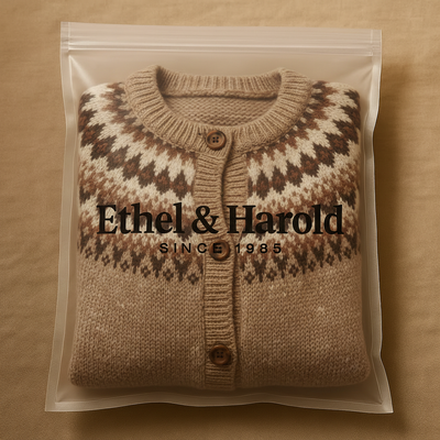 Ethel & Harold - Retro Icelandic Wool Cardigan