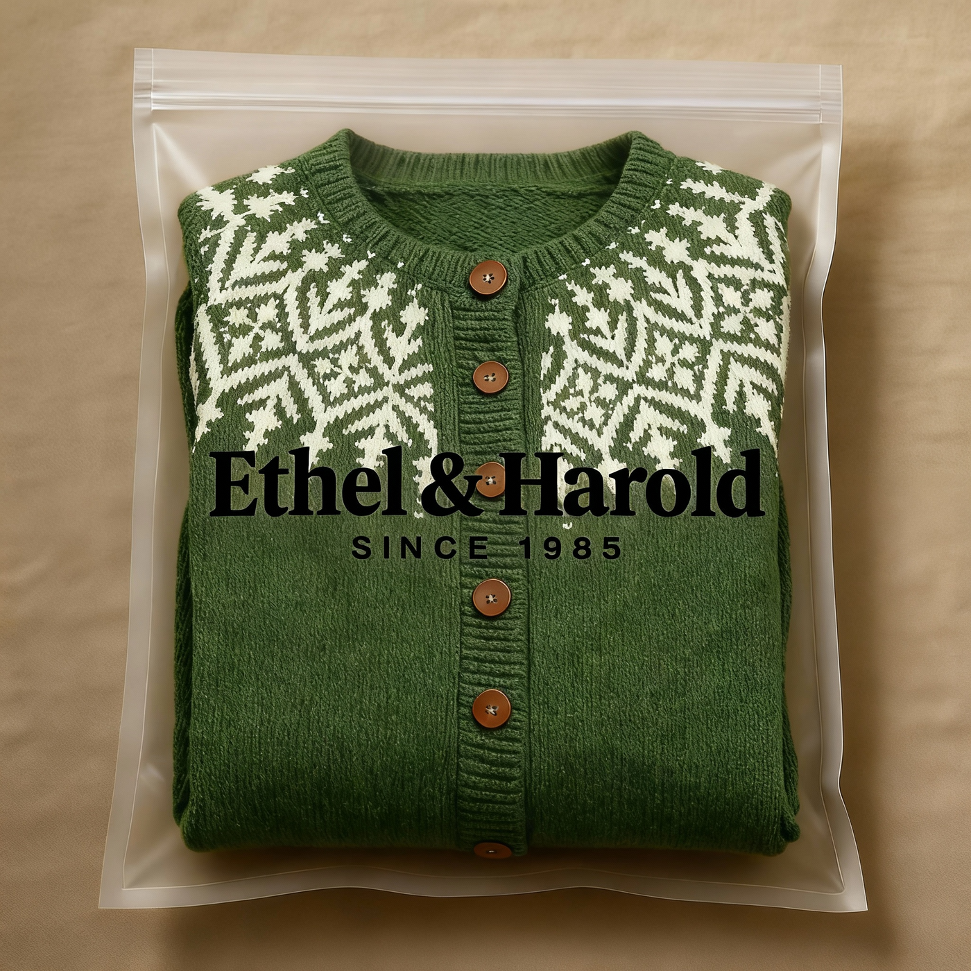 Ethel & Harold - Classic Icelandic Wool Cardigan