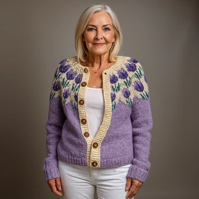 Ethel & Harold - Classic Icelandic Wool Vintage Cardigan